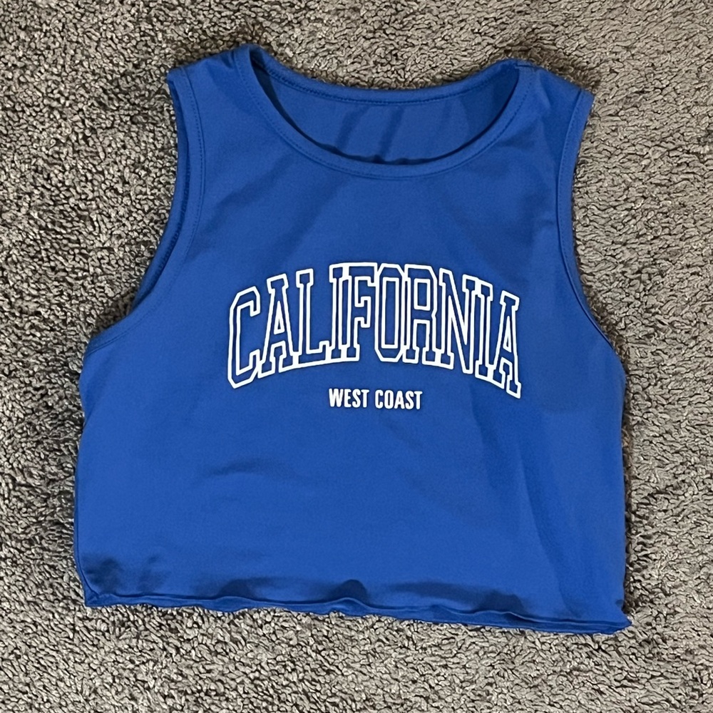 Blue Tank Top